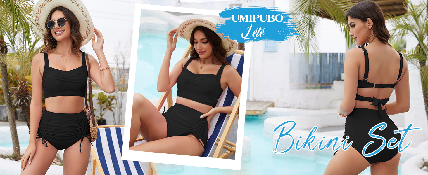 UMIPUBO Maillot de Bain Femme 2 Pieces